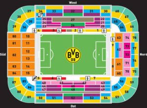 BVB Stadion Dortmund Seating Map