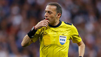 Which Referee has Refereed Most Matches in Euro Championships?