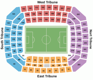 Volksparkstadion Seating Map